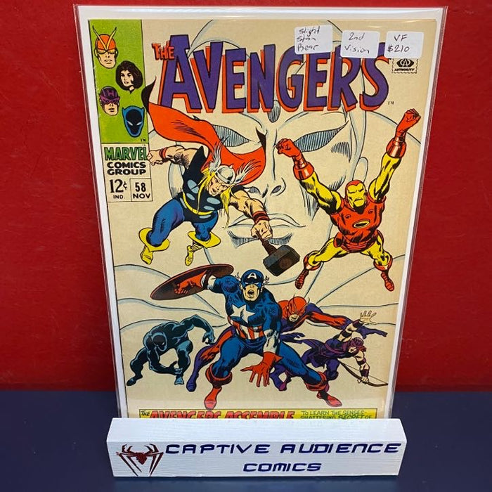 Avengers, The Vol. 1 #58 - 2nd Vision - VF