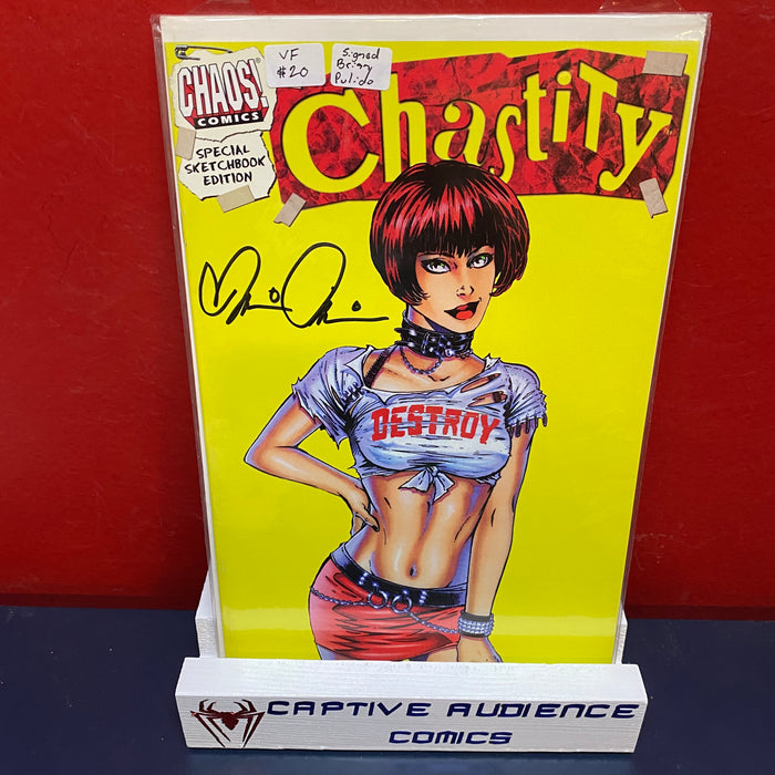Chastity: Sketchbook #1 - Signed Briany Pulido - VF