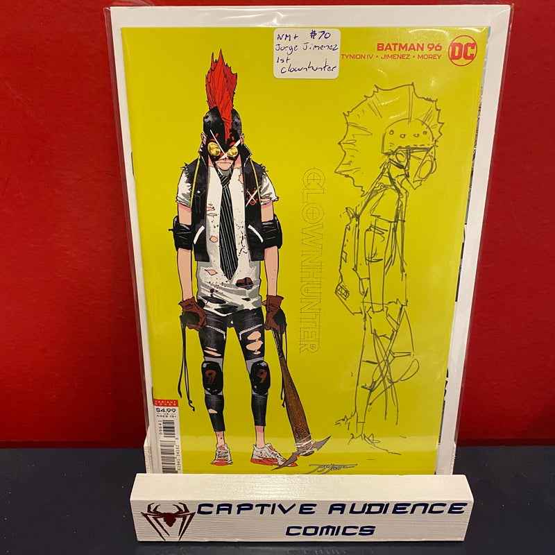 Batman, Vol. 3 #96 - Jorge Jimenez - 1st Clownhunter - NM+