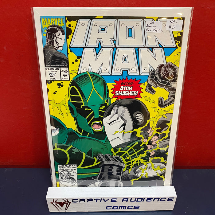Iron Man, Vol. 1 #287 - 1st Atom-Smasher - NM-