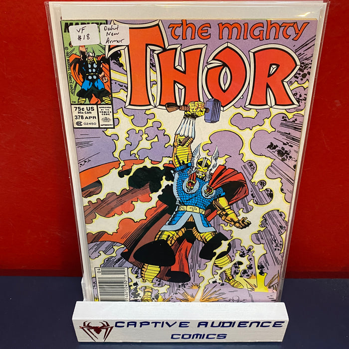 Thor, Vol. 1 #378 - Debut New Armor - VF