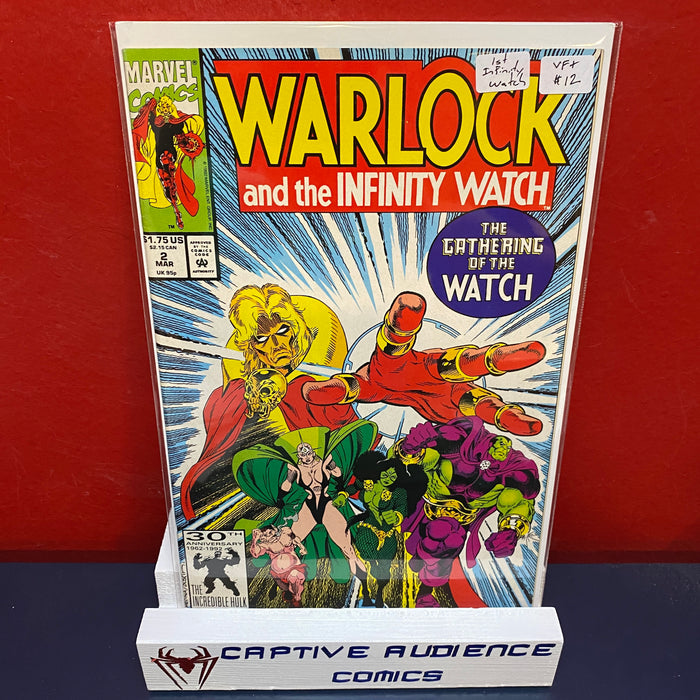 Warlock and the Infinity Watch #2 - 1st Infinity Watch - VF+