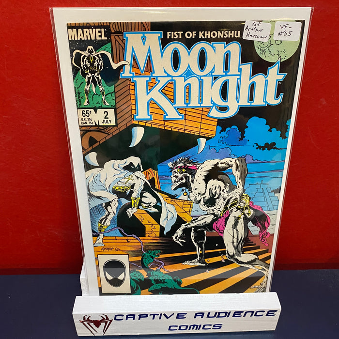 Moon Knight, Vol. 2 #2 - 1st Arthur Harrow - VF-