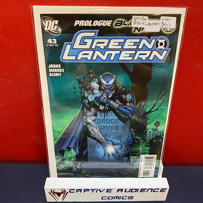 Green Lantern, Vol. 4 #43 - 1st Full Black Lantern - NM-