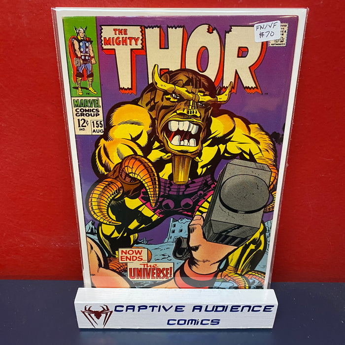 Thor, Vol. 1 #155 - FN/VF