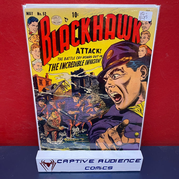 Blackhawk, Vol. 1 #52 - VG-