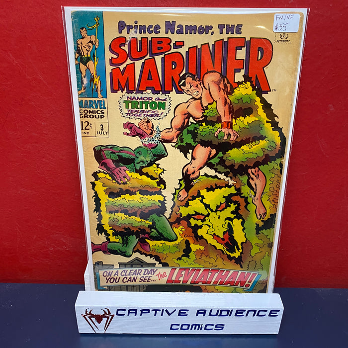 Sub-Mariner, Vol. 1 #3 - FN/VF