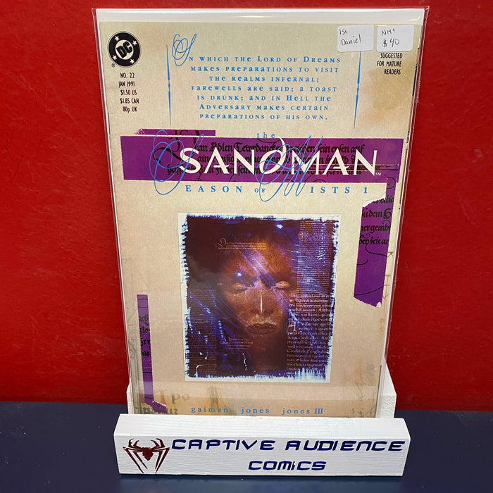 Sandman, The Vol. 2 #22 - 1st Daniel - NM+