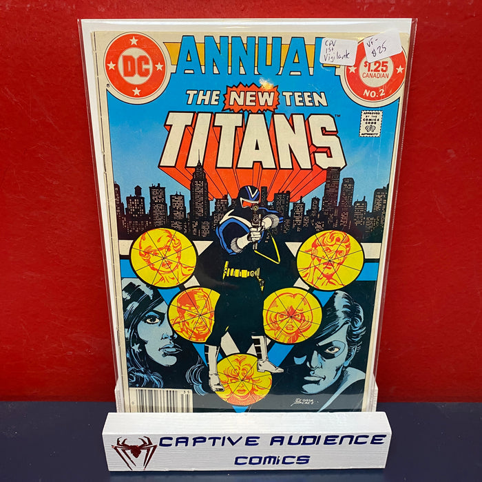 New Teen Titans, The Vol. 1 Annual #2 - CPV 1st Vigilante - VF-