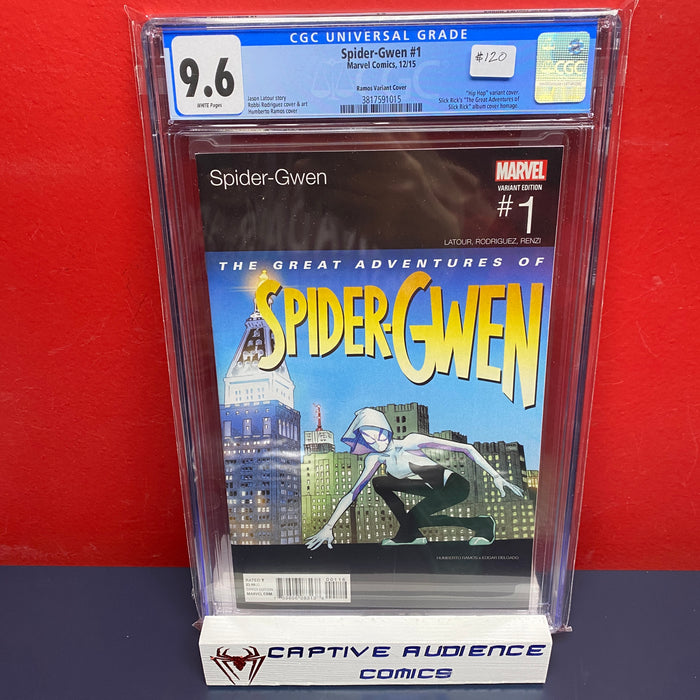 Spider-Gwen, Vol. 2 #1 - Hip Hop Variant - CGC 9.6