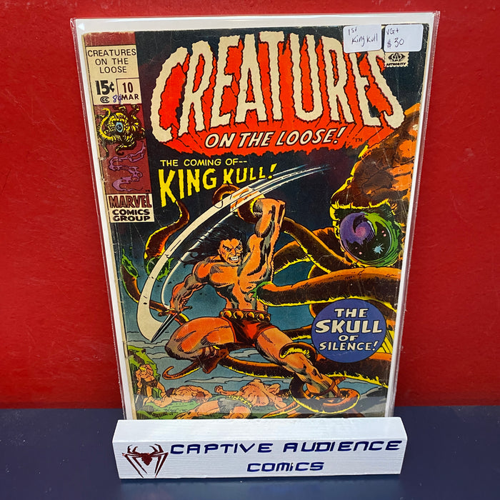 Creatures #10 - 1st Kingkull - VG+