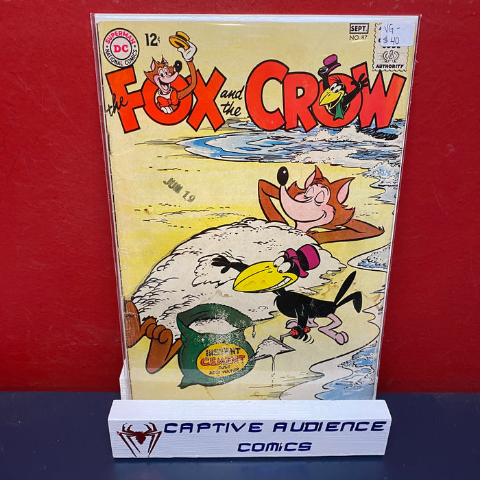 Fox and the Crow #87 - VG-