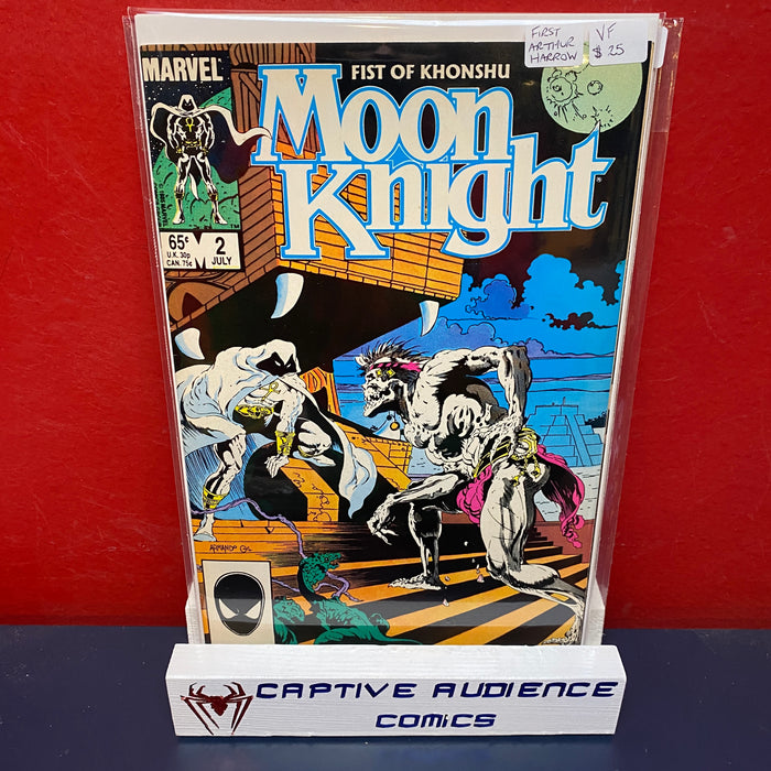 Moon Knight, Vol. 2 #2 - First Arthur Harrow - VF