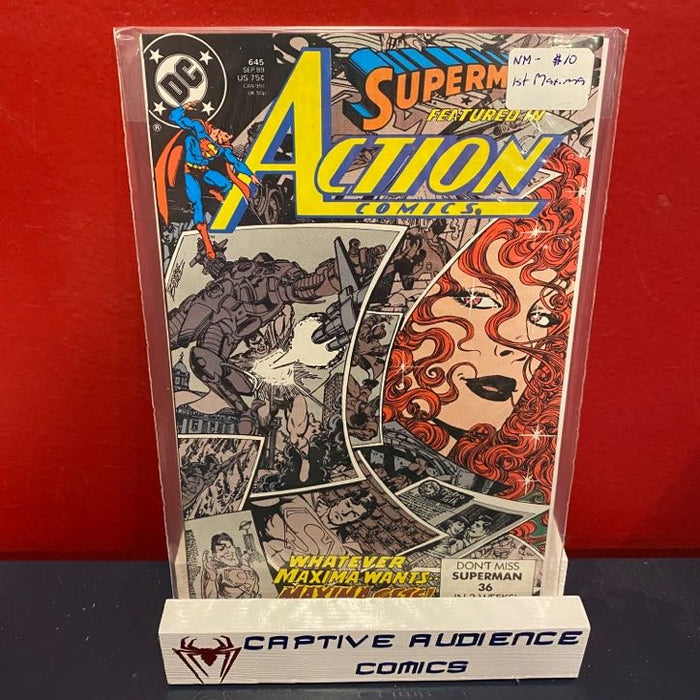 Action Comics, Vol. 1 #645 - 1st Maxima - NM-