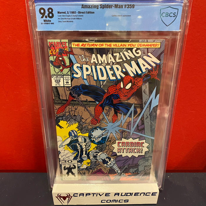 Amazing Spider-Man, The Vol. 1 #359 - 1st Cameo Carnage - CBCS 9.8 (Not CGC)