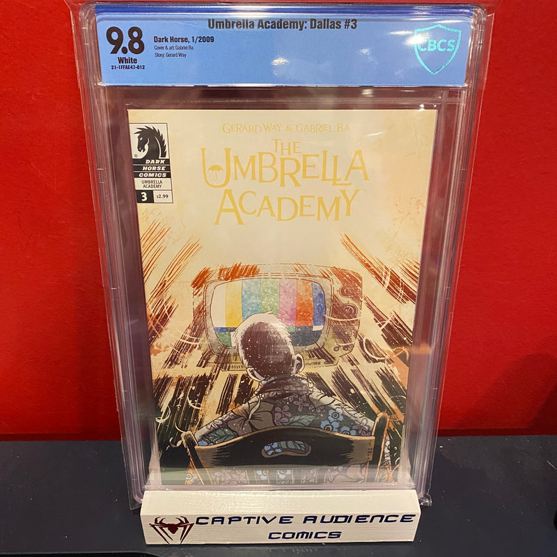 Umbrella Academy: Dallas, The #3 - CBCS 9.8 (Not CGC)