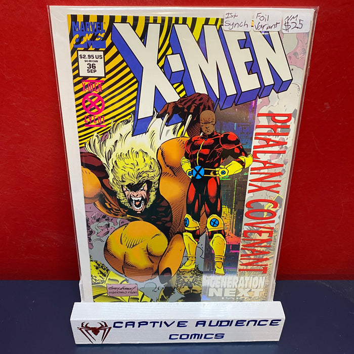 X-Men, Vol. 1 #36 - 1st Synch Foil Variant - NM