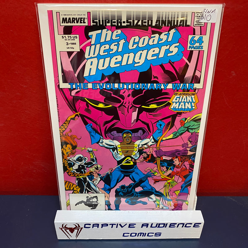 West Coast Avengers, Vol. 2 Annual #3 - VF/NM