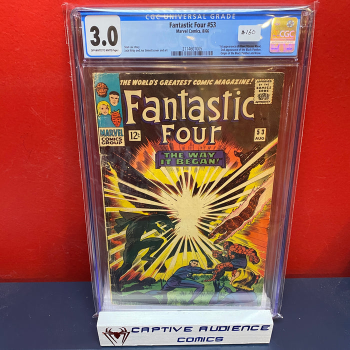 Fantastic Four, Vol. 1 #53 - CGC 3.0