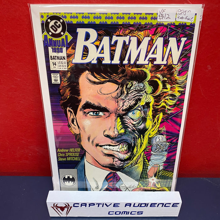 Batman, Vol. 1 Annual #14 - Origin of 2-Face - VF