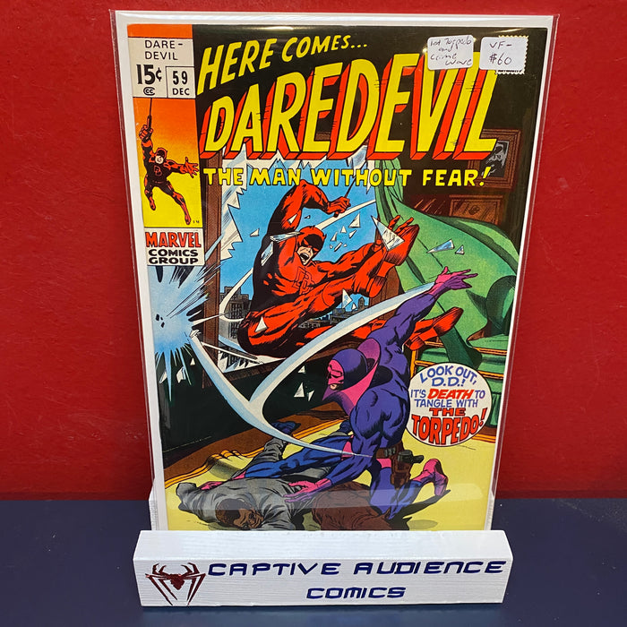 Daredevil, Vol. 1 #59 - 1st Torpedo & Crime Wave - VF-