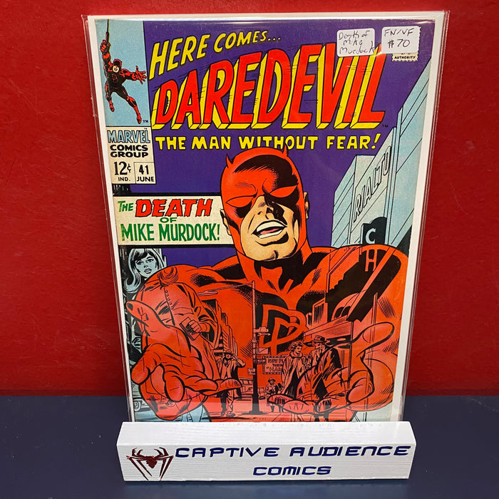 Daredevil, Vol. 1 #41 - Death of Mike Murdock - FN/VF