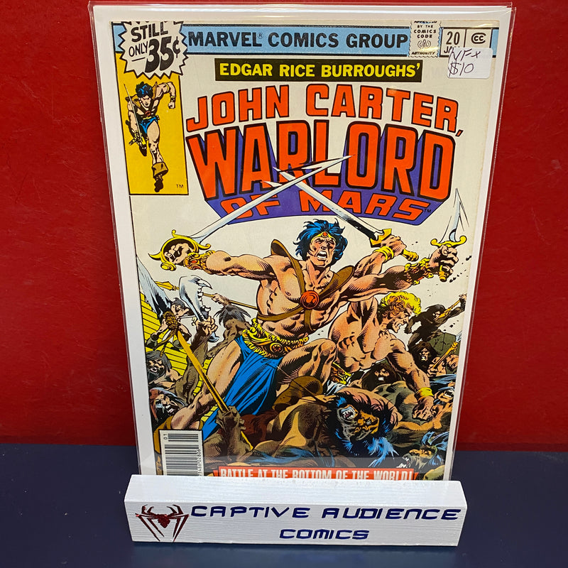John Carter, Warlord of Mars #20 - VF+