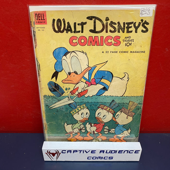 Walt Disney's Comics and Stories #168 - GD/VG