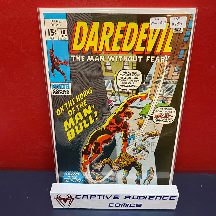 Daredevil, Vol. 1 #78 - 1st Man-Bull - VF
