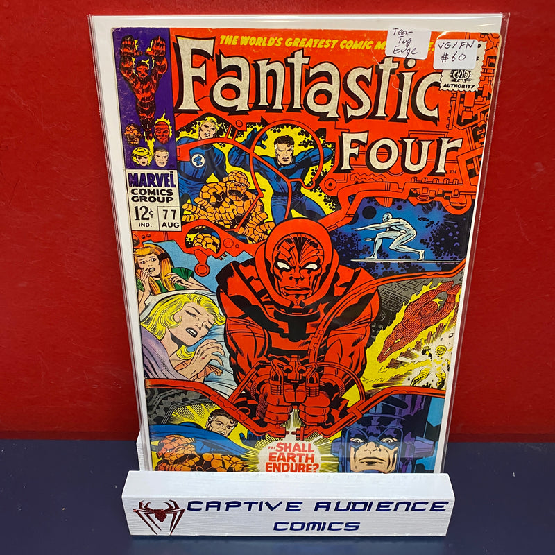 Fantastic Four, Vol. 1 #77 - Tear Top Edge - VG/FN