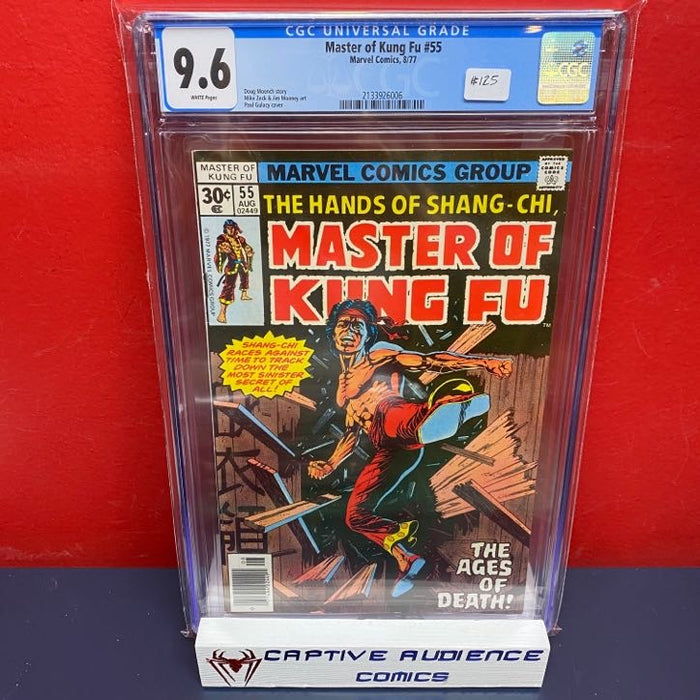 Master of Kung Fu #55 - CGC 9.6