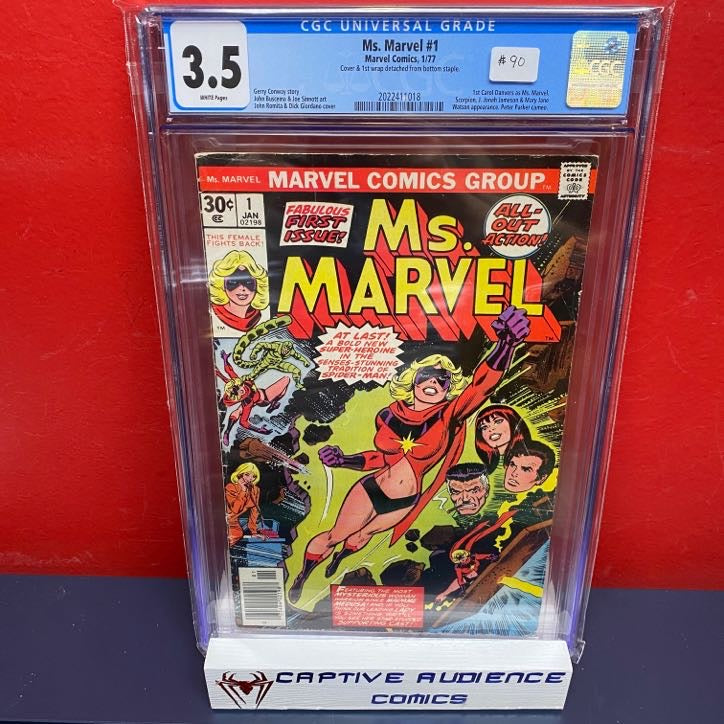 Ms. Marvel, Vol. 1 #1 - CGC 3.5