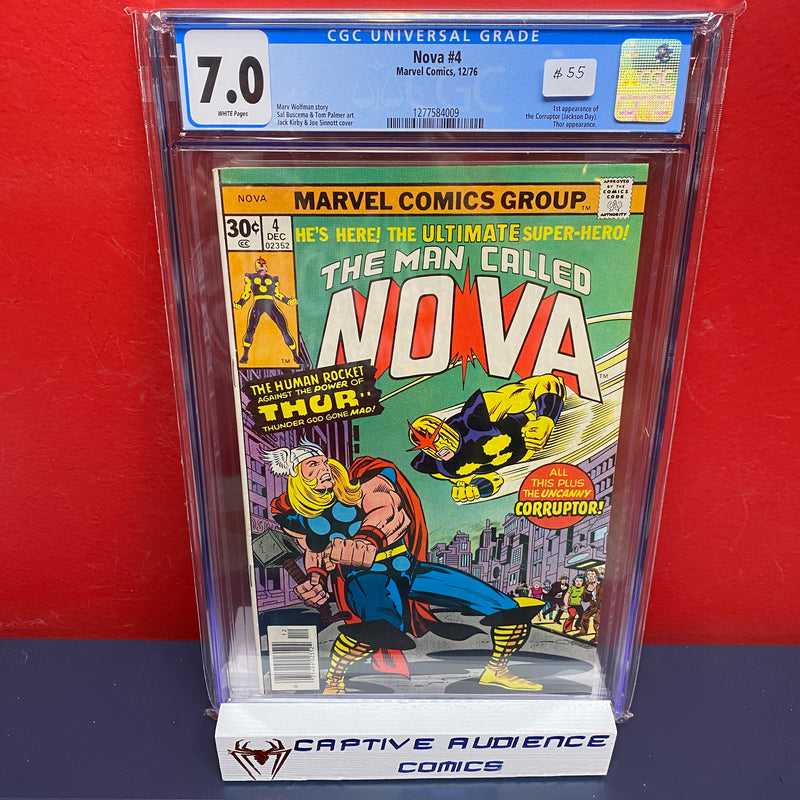 Nova, Vol. 1 #4 - 1st Corruptor - CGC 7.0
