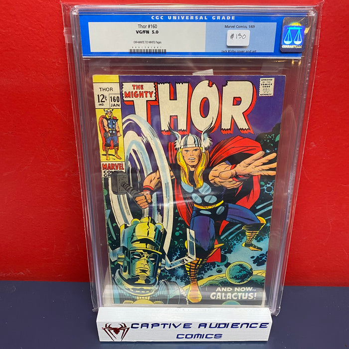 Thor, Vol. 1 #160 - CGC 5.0