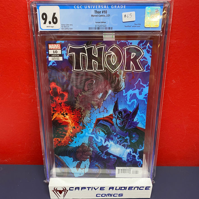 Thor, Vol. 6 #10 - Knullified Variant - CGC 9.6