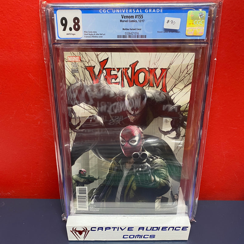 Venom, Vol. 3 #155 - Mattina Variant - CGC 9.8