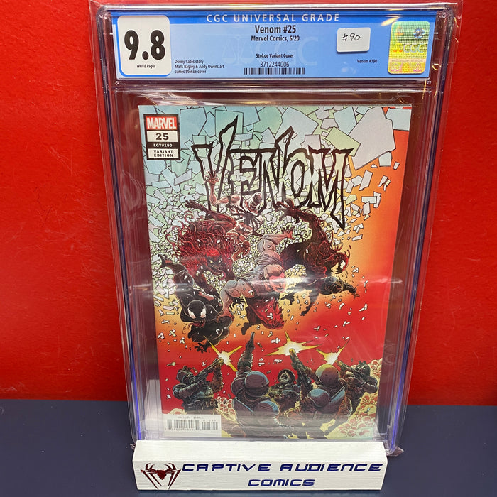 Venom, Vol. 4 #25 - Stokoe Variant - CGC 9.8