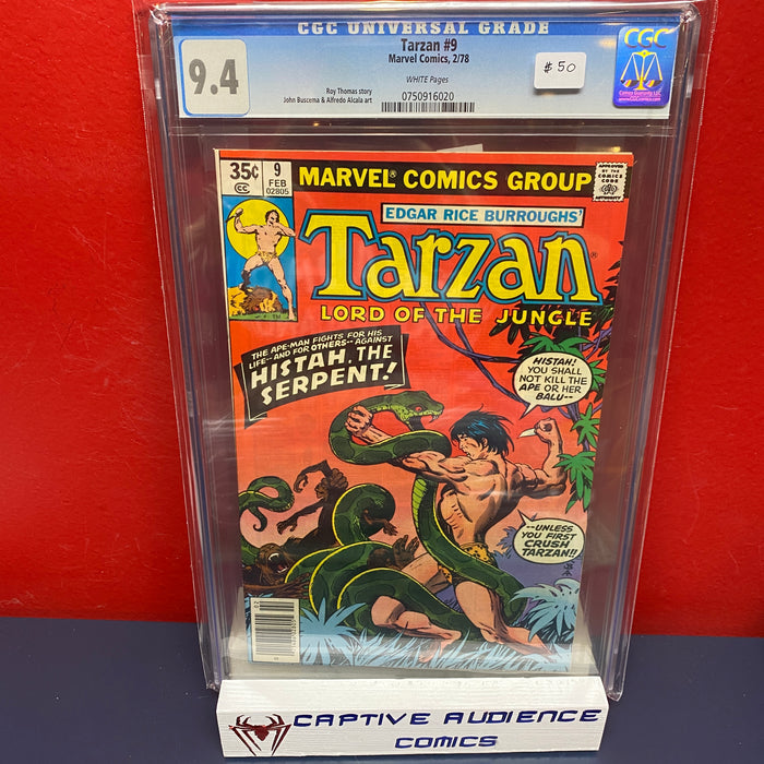 Tarzan, Vol. 2 #9 - CGC 9.4