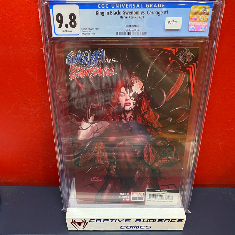 King in Black: Gwenom Vs Carnage #1 - 9.8 CGC