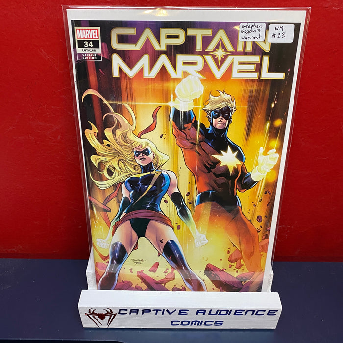 Captain Marvel, Vol. 11 #34 - Stephen Segovia Variant - NM