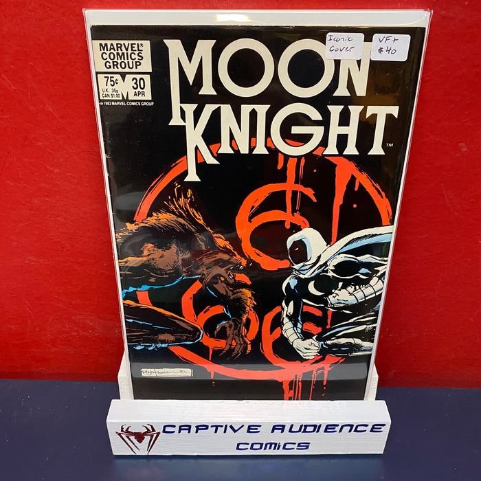 Moon Knight, Vol. 1 #30 - Iconic Cover - VF+