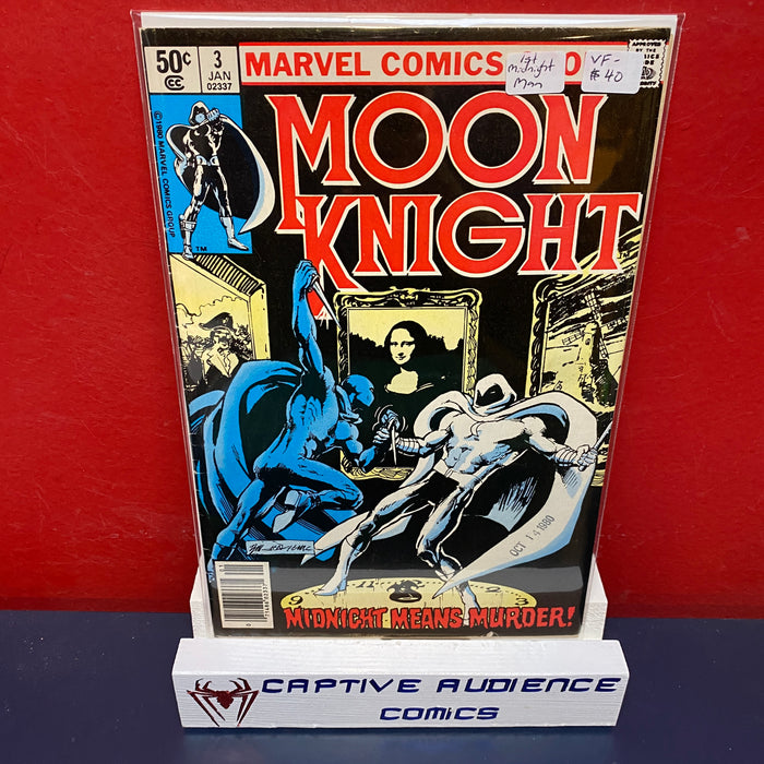 Moon Knight, Vol. 1 #3 - 1st Midnight Man - VF-