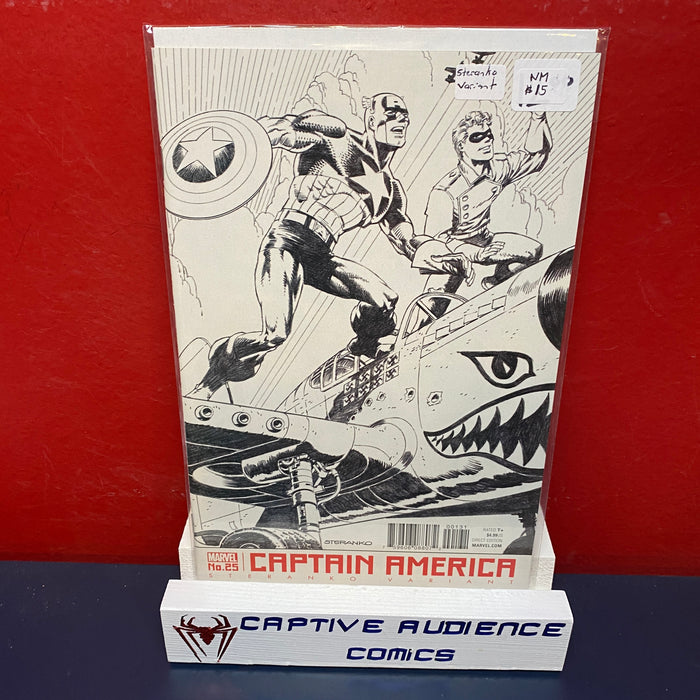 Captain America, Vol. 8 #25 - Steranko Variant - NM