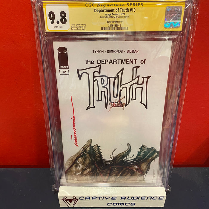 Department of Truth, The #10 - Demir Variant Signed by Gorkem Demir - CGC 9.8