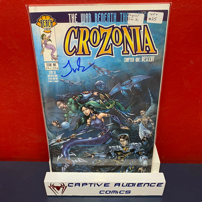 Crozonia: The War Beneath The Waves #1 - Signed Jim Su - VF+