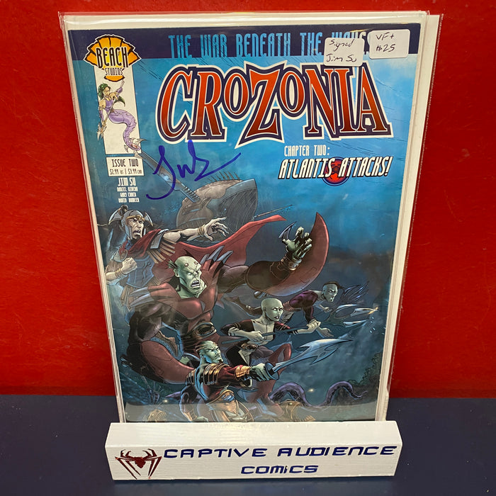 Crozonia: The War Beneath The Waves #2 - Signed Jim Su - VF+