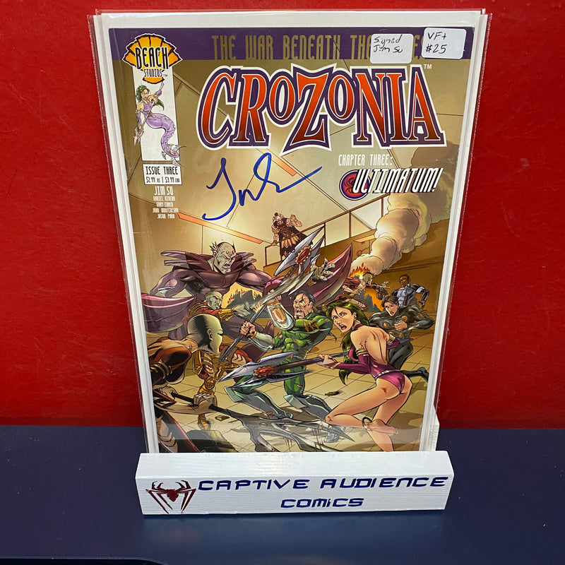 Crozonia: The War Beneath The Waves #3 - Signed Jim Su - VF+