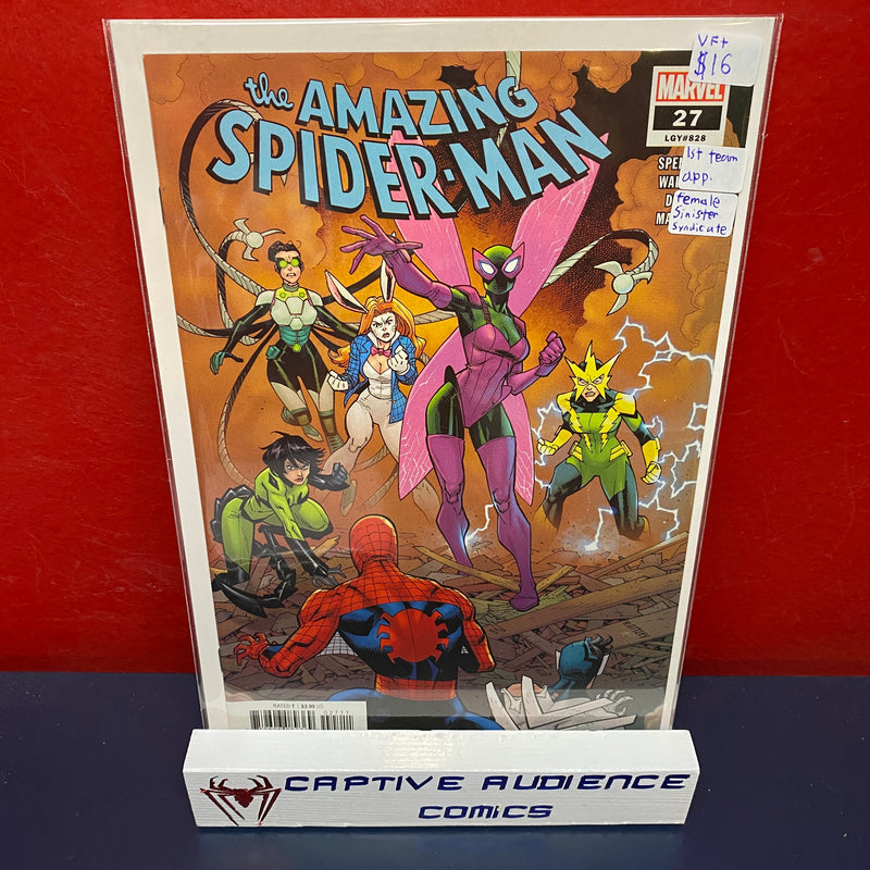 Amazing Spider-Man, The Vol. 5 #27 - 1st Team App. Female Sinister Syndicate - VF+