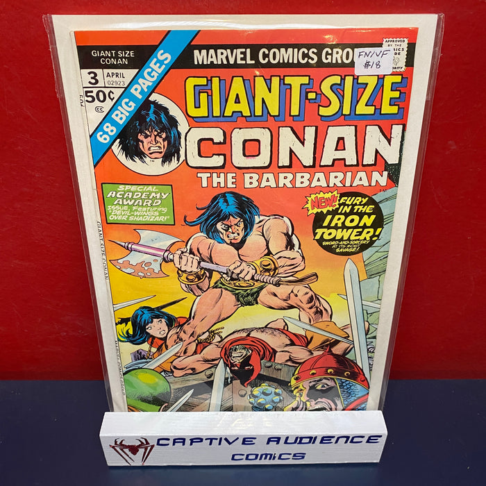 Giant-Size Conan The Barbarian #3 - FN/VF