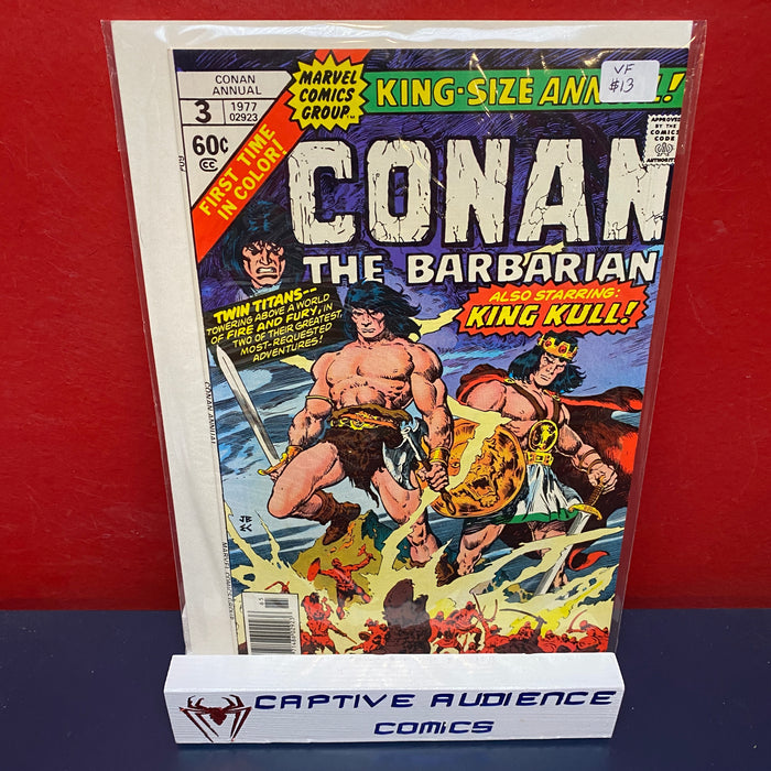 Conan the Barbarian Annual #3 - VF